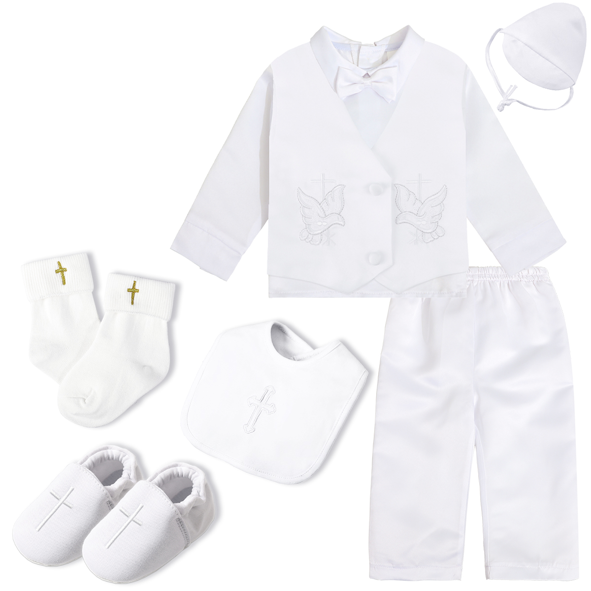 Baby Boy Suit Set Baptism - Trajes de bautismo para bebés, trajes