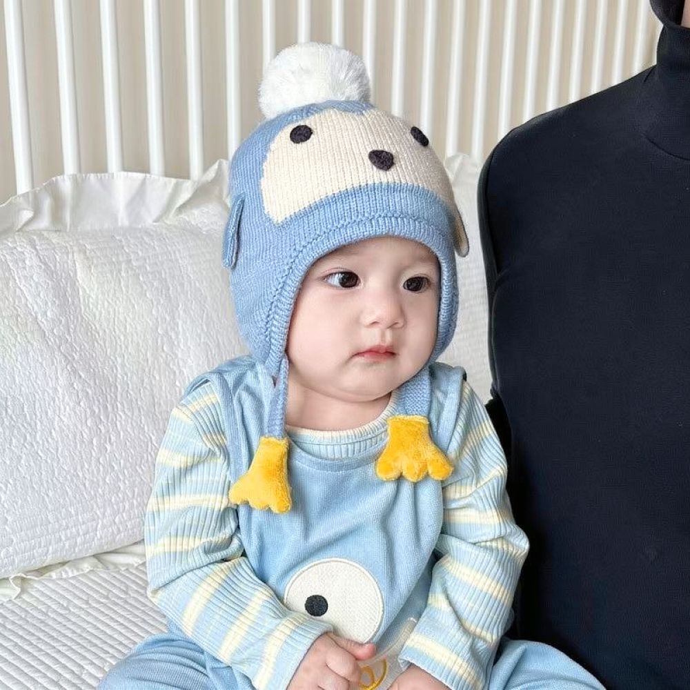 Infant Beanie Hat With Ears - Adorable gorro de invierno con orejeras