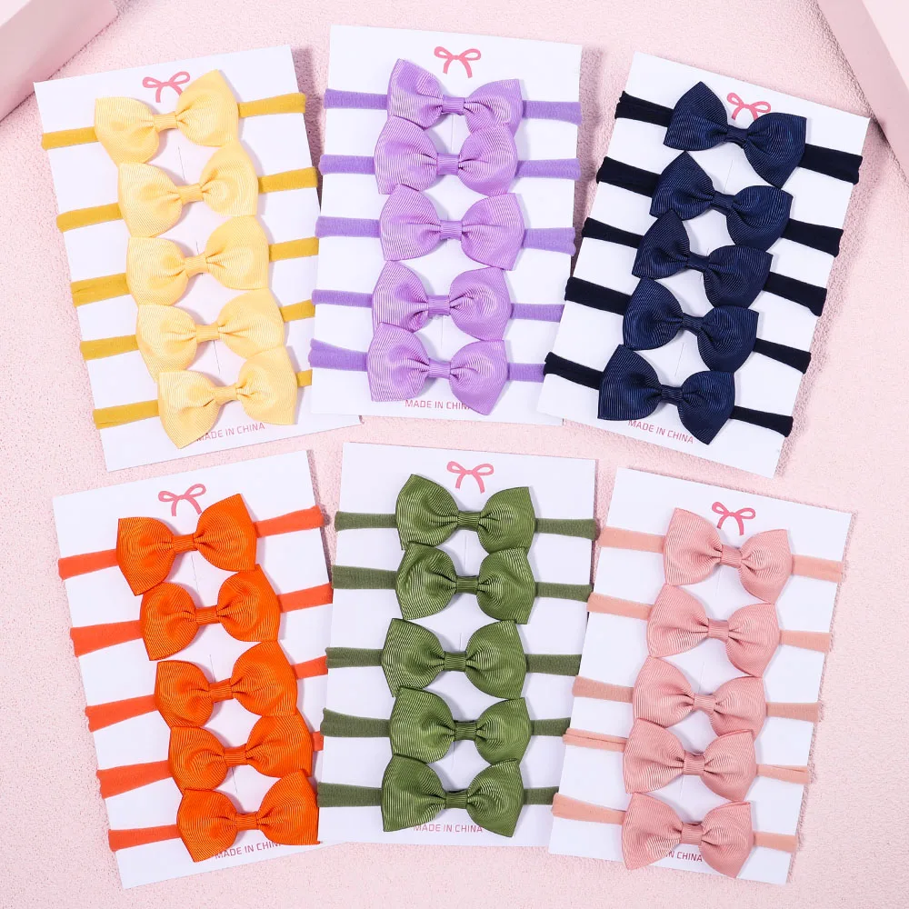Baby Gear - 5 unids/set niñas diadema con lazo