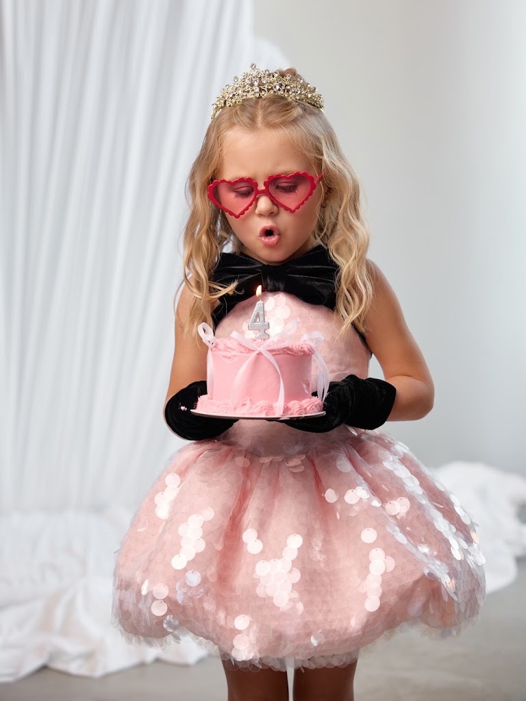 Vestido de cumpleaños para niñ - Toddler Girl Tulle Party Dress reseña y precio