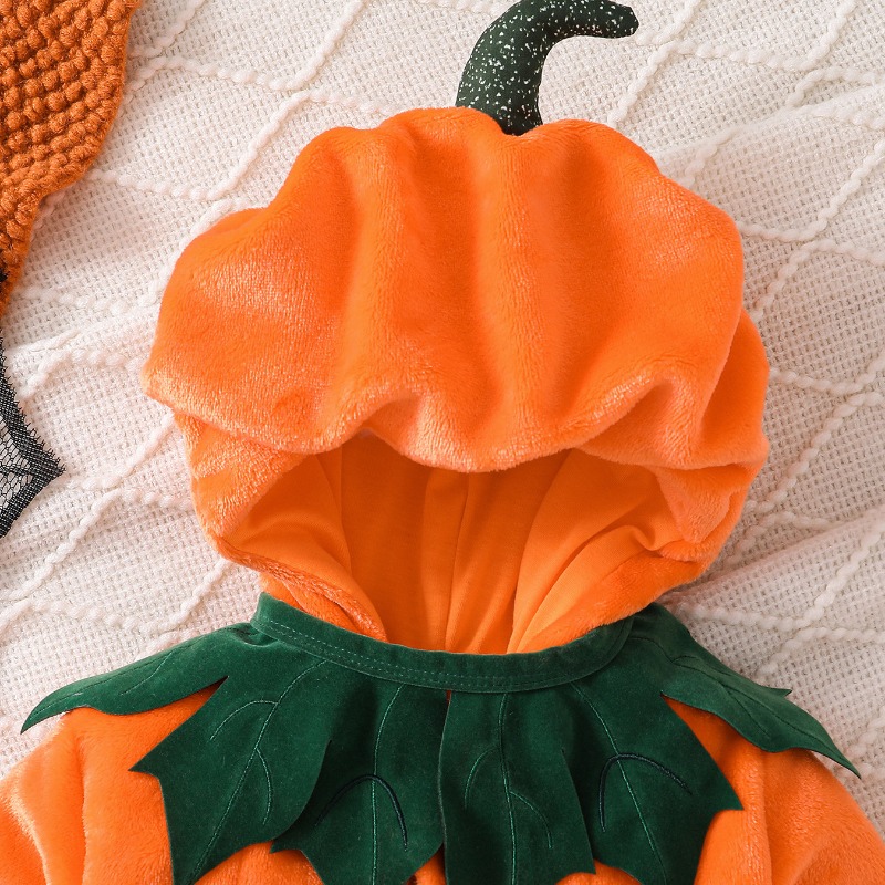 Traje de Calabaza para Bebé Re - Cotton Baby Onesies Zipper reseña y precio