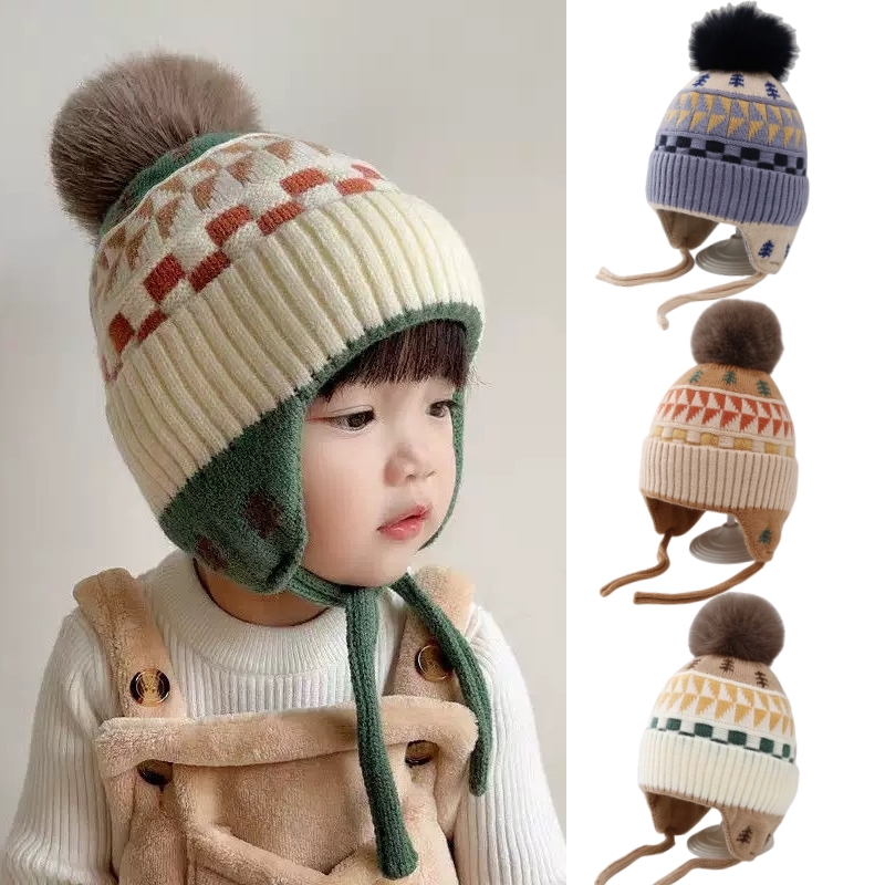 Gorro con protección para los  - Infant Beanie Hat With Ears reseña y precio