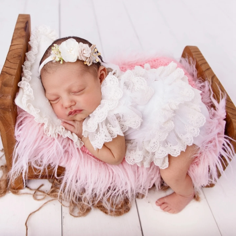 Accesorios de fotografía para  - Newborn Baby Girl Romper Floral reseña y precio