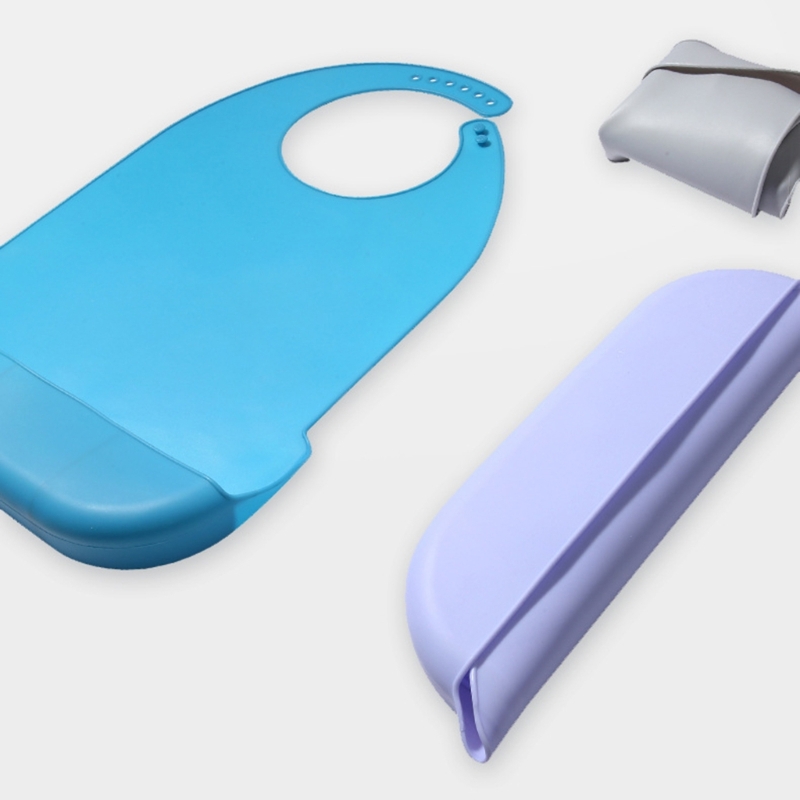 Babero de silicona impermeable - Waterproof Baby Bibs Silicone reseña y precio