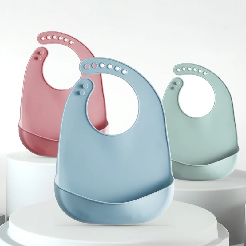 Baberos de silicona para bebé, - Waterproof Baby Bibs Silicone reseña y precio